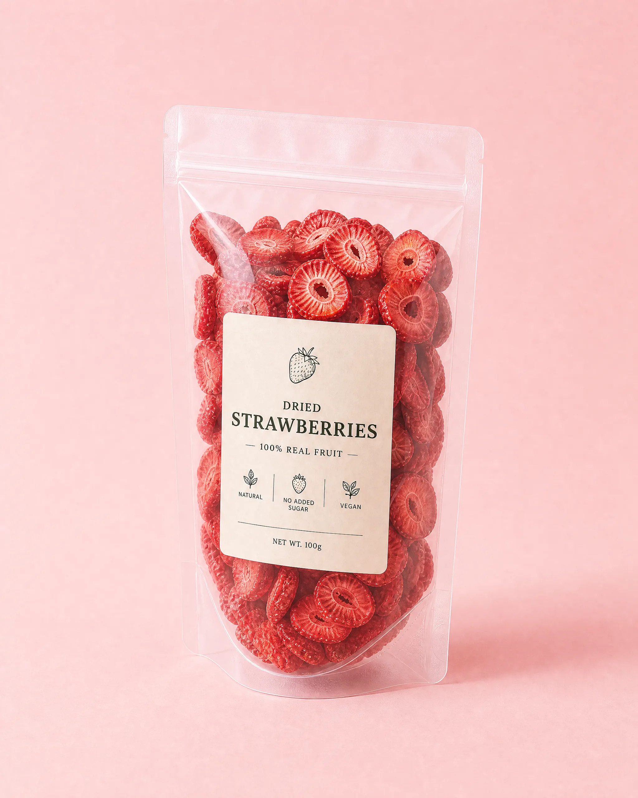 Getrocknete Erdbeeren