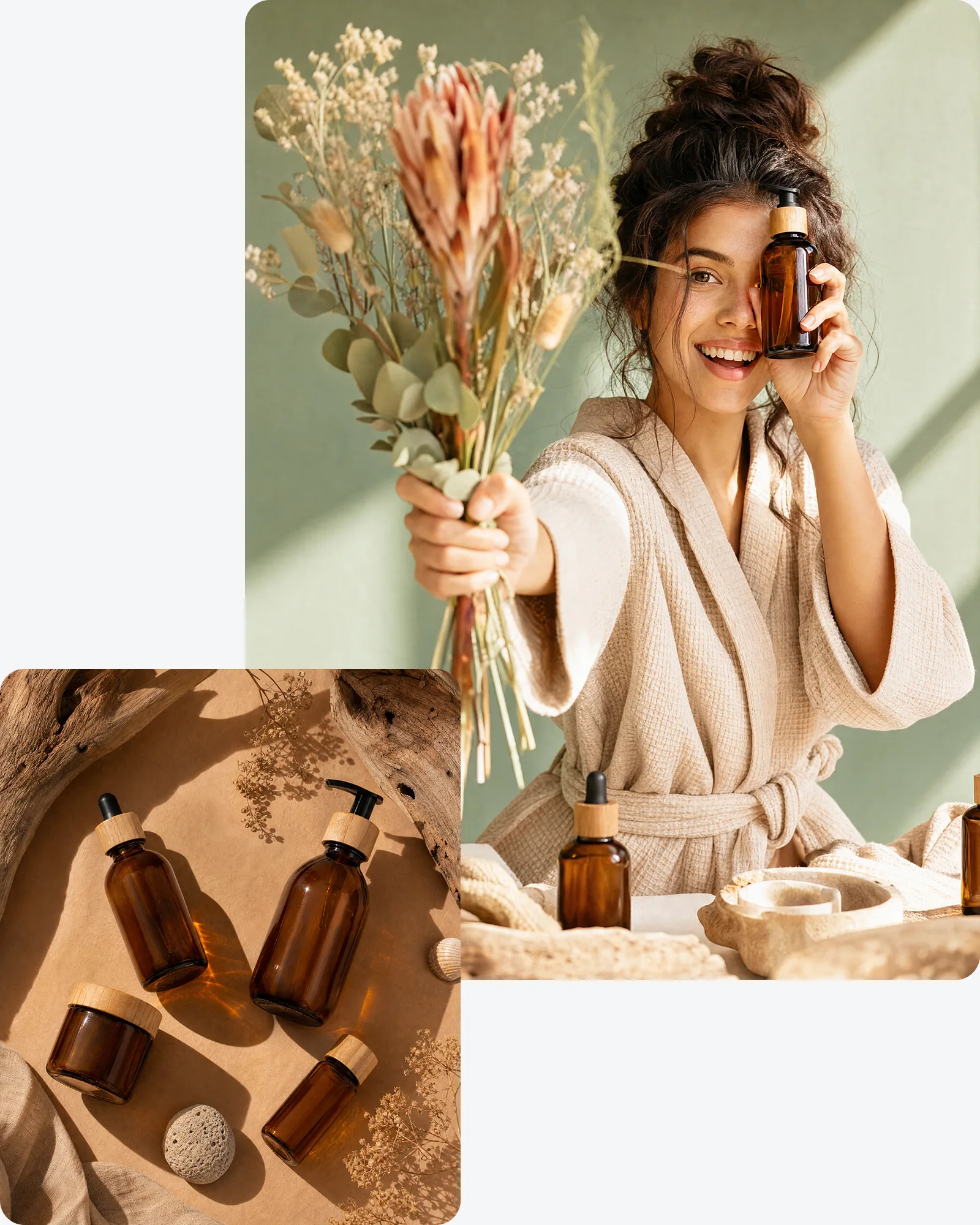 women with branch