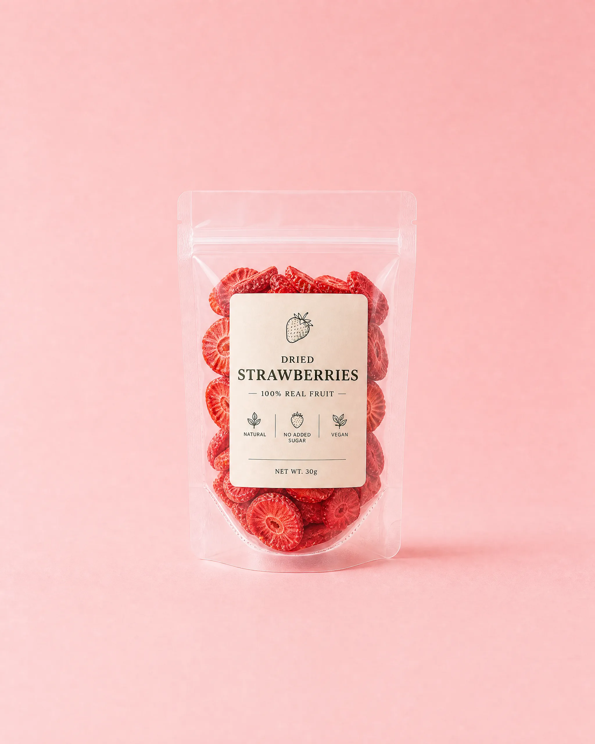 Getrocknete Erdbeeren